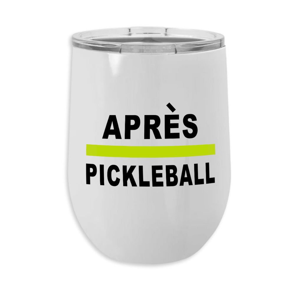 12 oz Stemless Wine Tumbler - Apres Pickleball