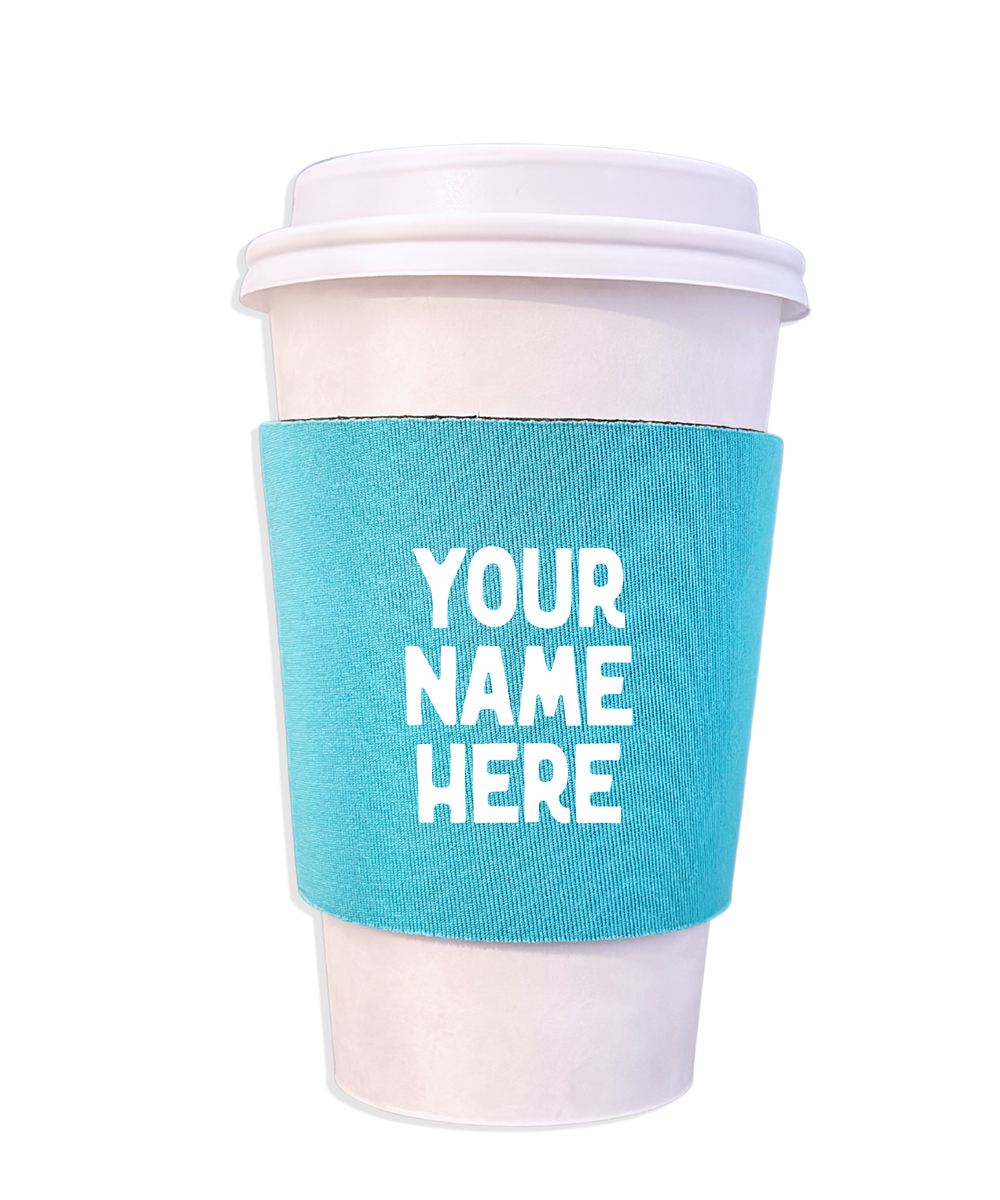 Reusable NEOPRENE Coffee Sleeves or Solo® Cup Sleeves