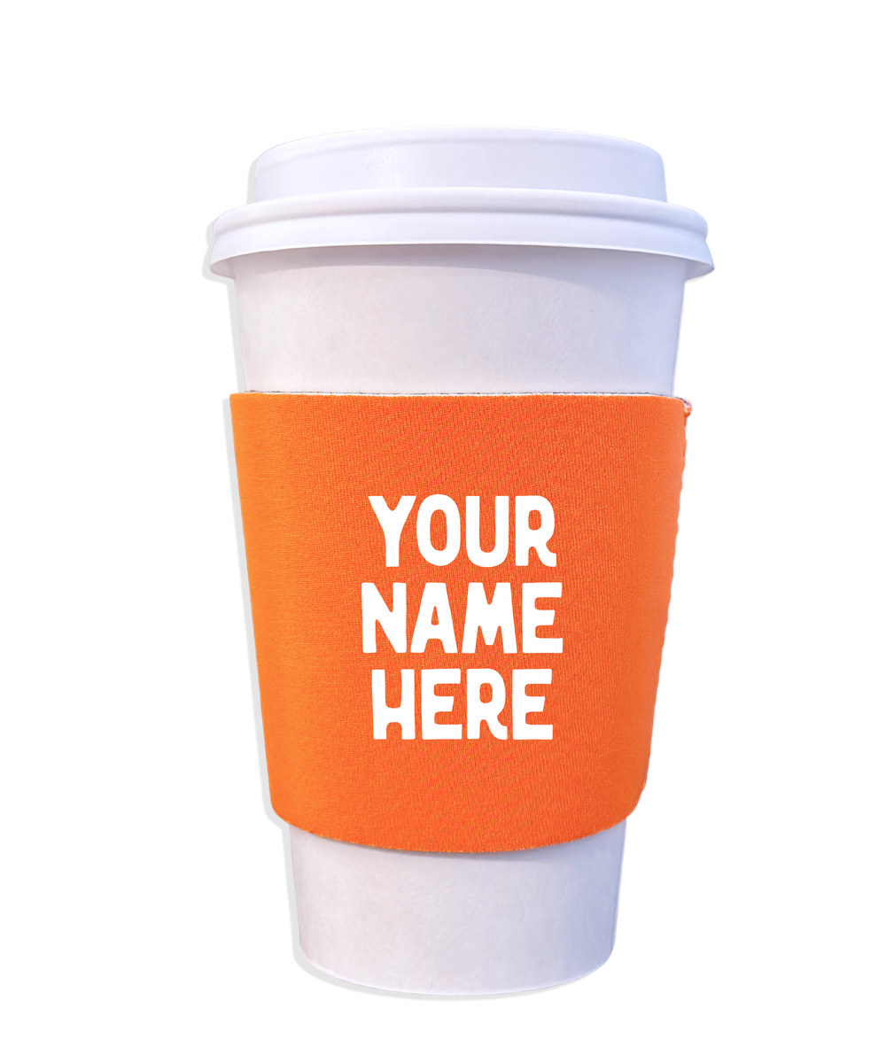Reusable NEOPRENE Coffee Sleeves or Solo® Cup Sleeves
