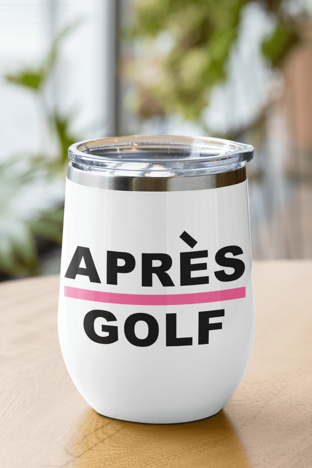 12 oz Stemless Wine Tumbler - Apres Golf - ByDesignCanada