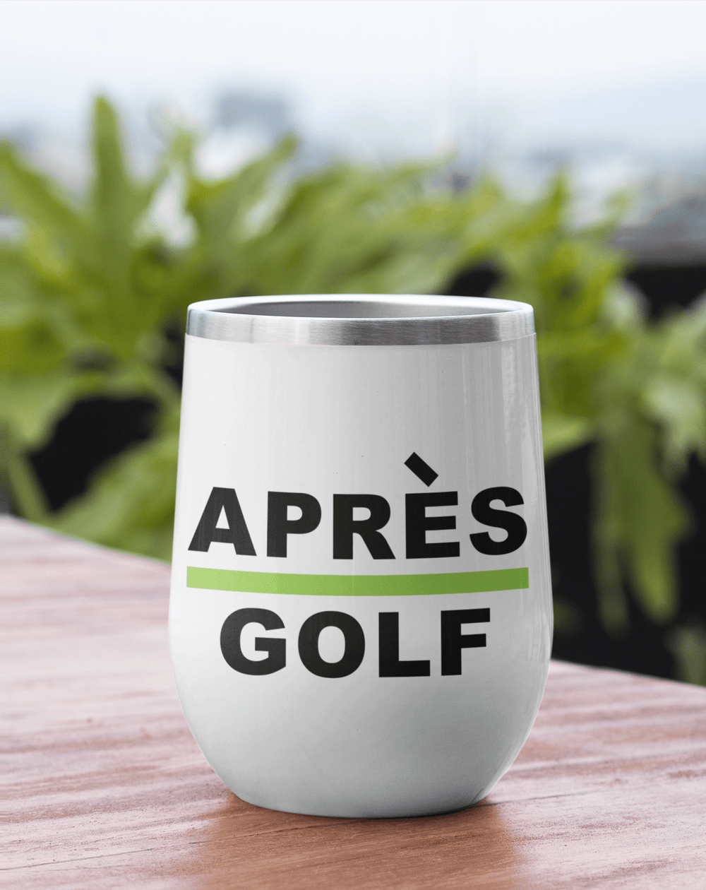 12 oz Stemless Wine Tumbler - Apres Golf - ByDesignCanada