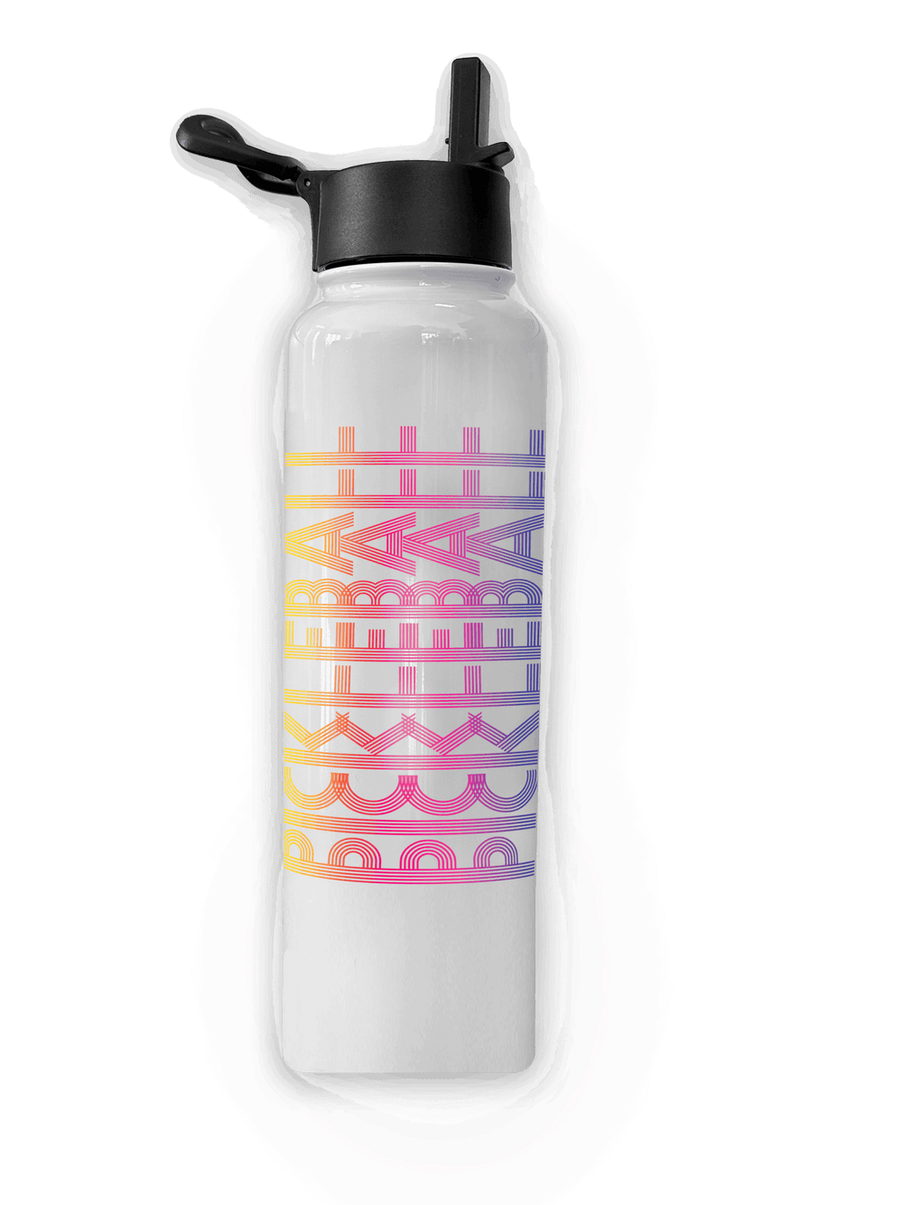 25 oz Hydro Handle Tumbler - Pickleball Rainbow - ByDesignCanada