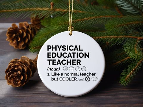 Phys Ed Teacher Ornament