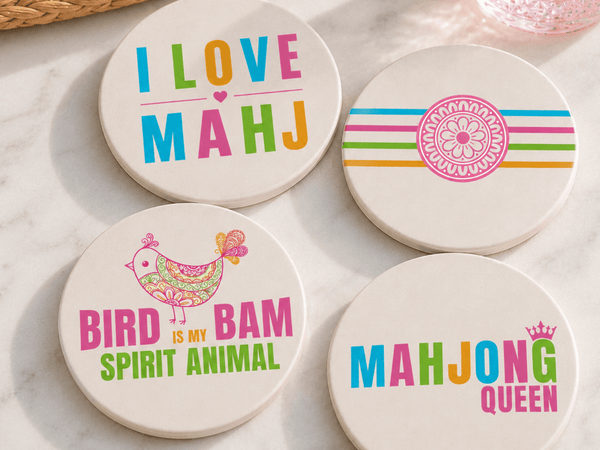 Mahjong Coasters (Set of 4)