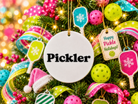 Pickleball Ornament - ByDesignCanada