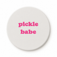 Pickleball Round Ceramic Coasters (set of 4) - ByDesignCanada