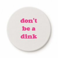 Pickleball Round Ceramic Coasters (set of 4) - ByDesignCanada