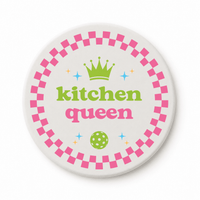Pickleball Round Ceramic Coasters (set of 4) - ByDesignCanada