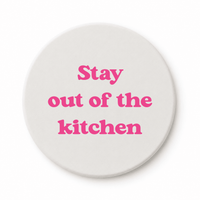 Pickleball Round Ceramic Coasters (set of 4) - ByDesignCanada